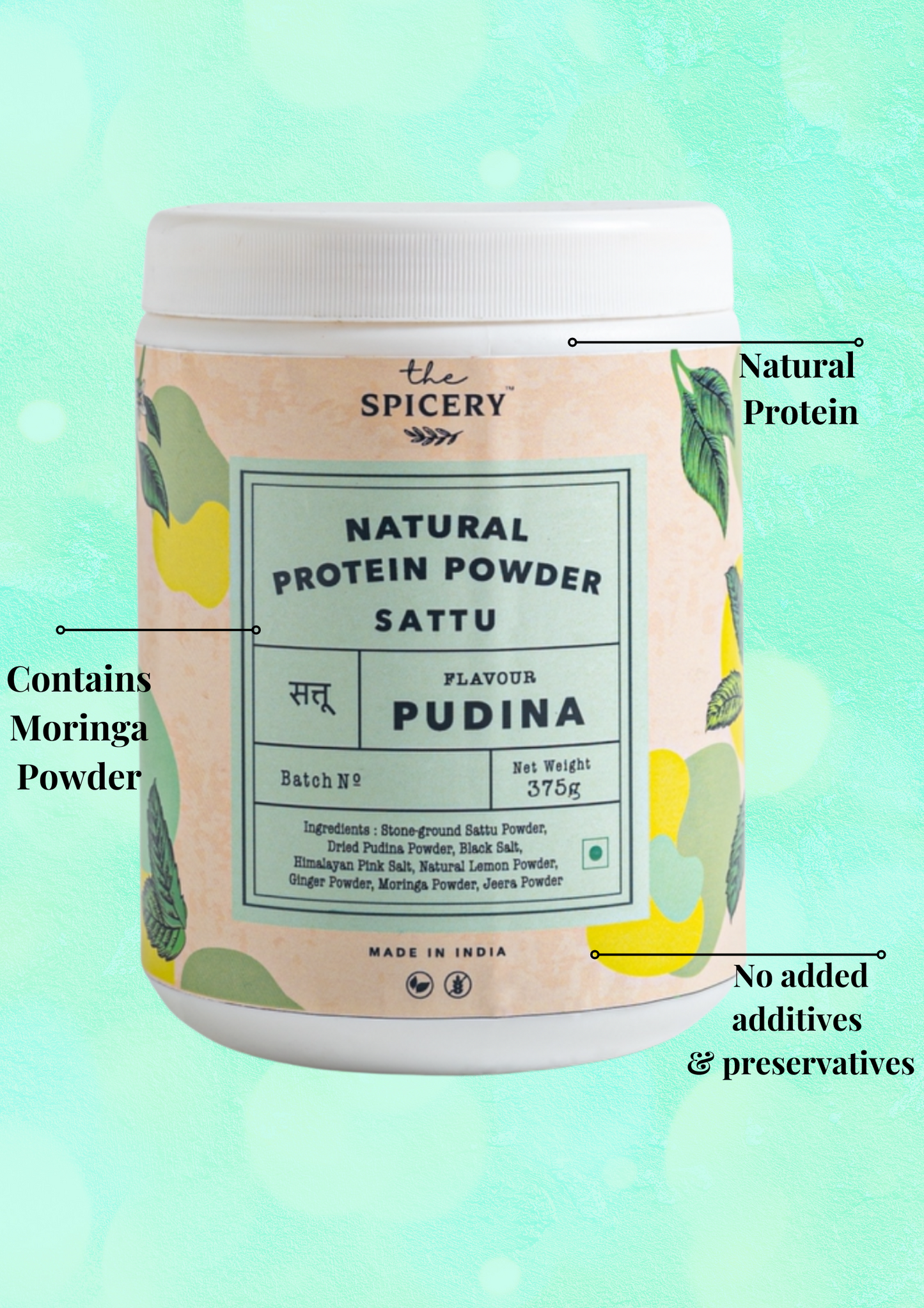 Sattu Powder - Pudina Flavour 375g